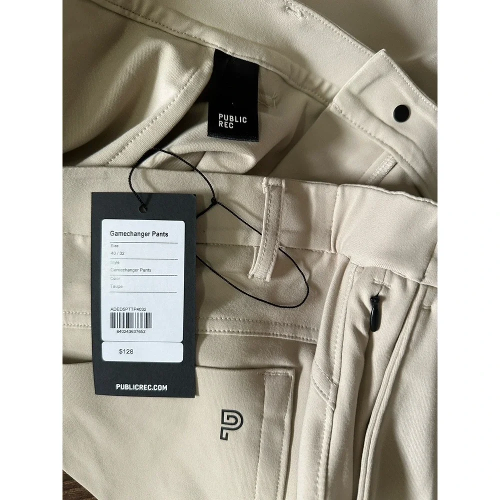 Public Rec All Day Every Day Pant Mens Size 40x32 NWT‎ Khaki Stretch Pockets